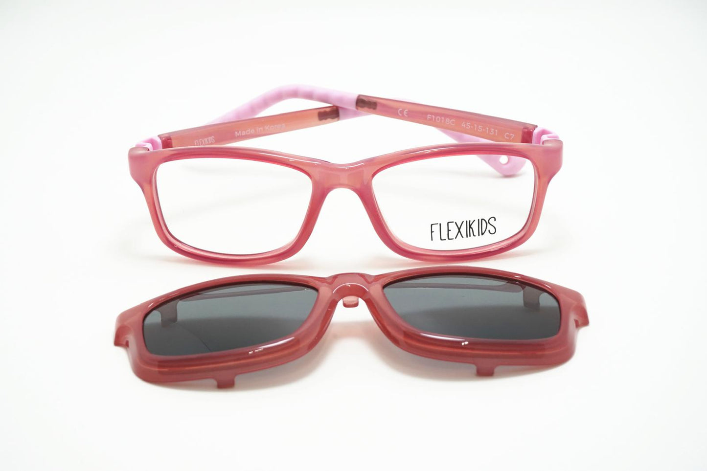 FLEXIKIDS Rectangular Eyeglasses with Clip on